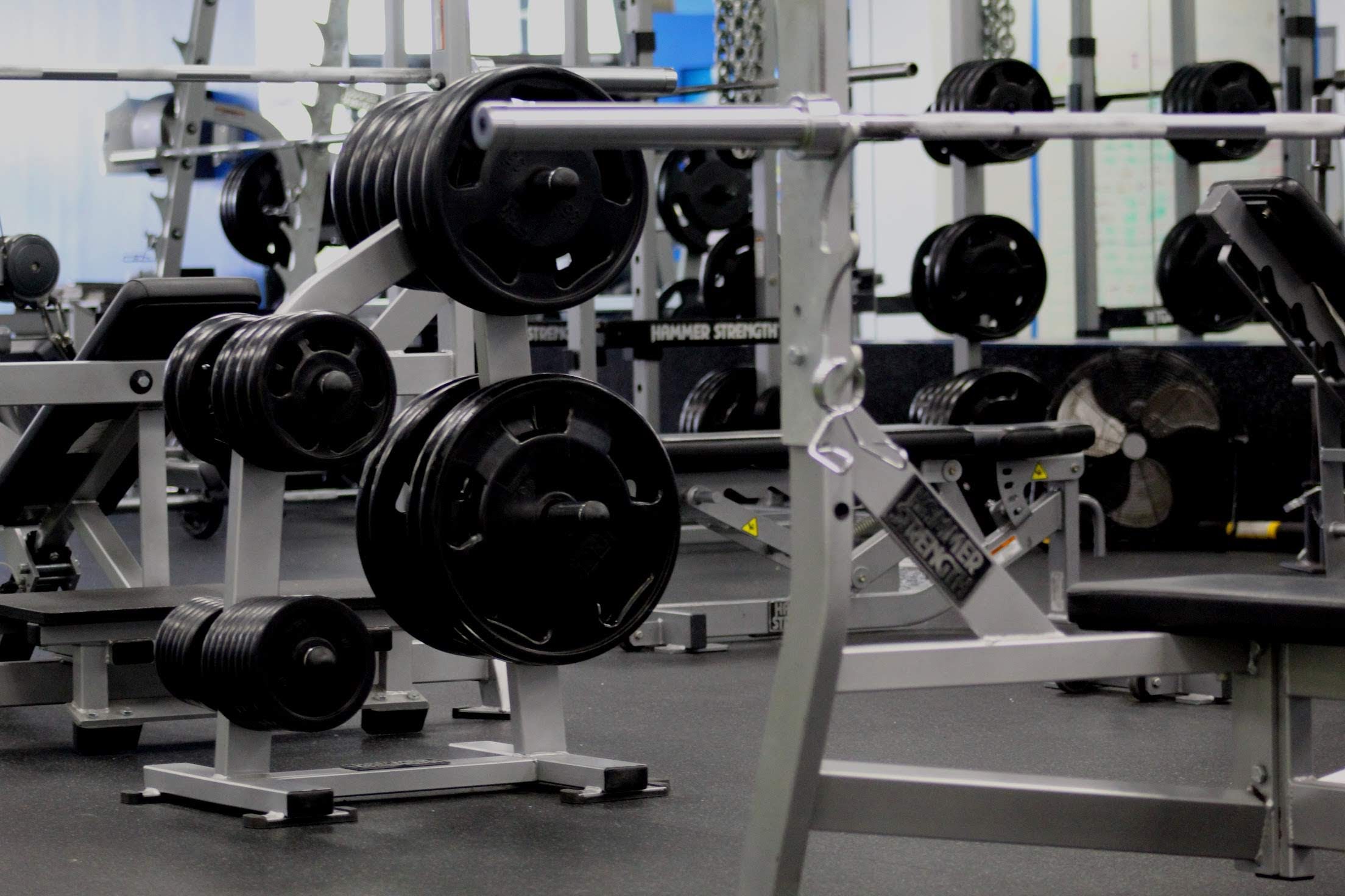 Free weights inside Infinite Fitness